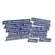 thumbnail image 2 of 12 etiquetas para caja de herramientas, etiquetas metálicas para cajón, etiquetas versátiles para carrito. Azul, 2 of 9