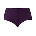 thumbnail image 3 of Pantalones cortos básicos para mujer: leggings de compresión de poliéster, cintura alta, color liso. Pantalones capri para yoga, entrenamiento y running., 3 of 4