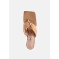 thumbnail image 4 of Phantom Ruched High Heeled Thong Sandals, 4 of 11