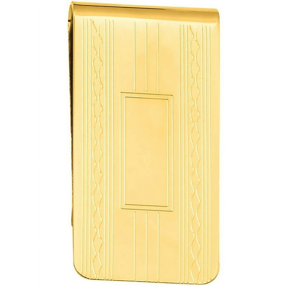 Primal Gold-plated Kelly Waters Patterned Edge Money Clip