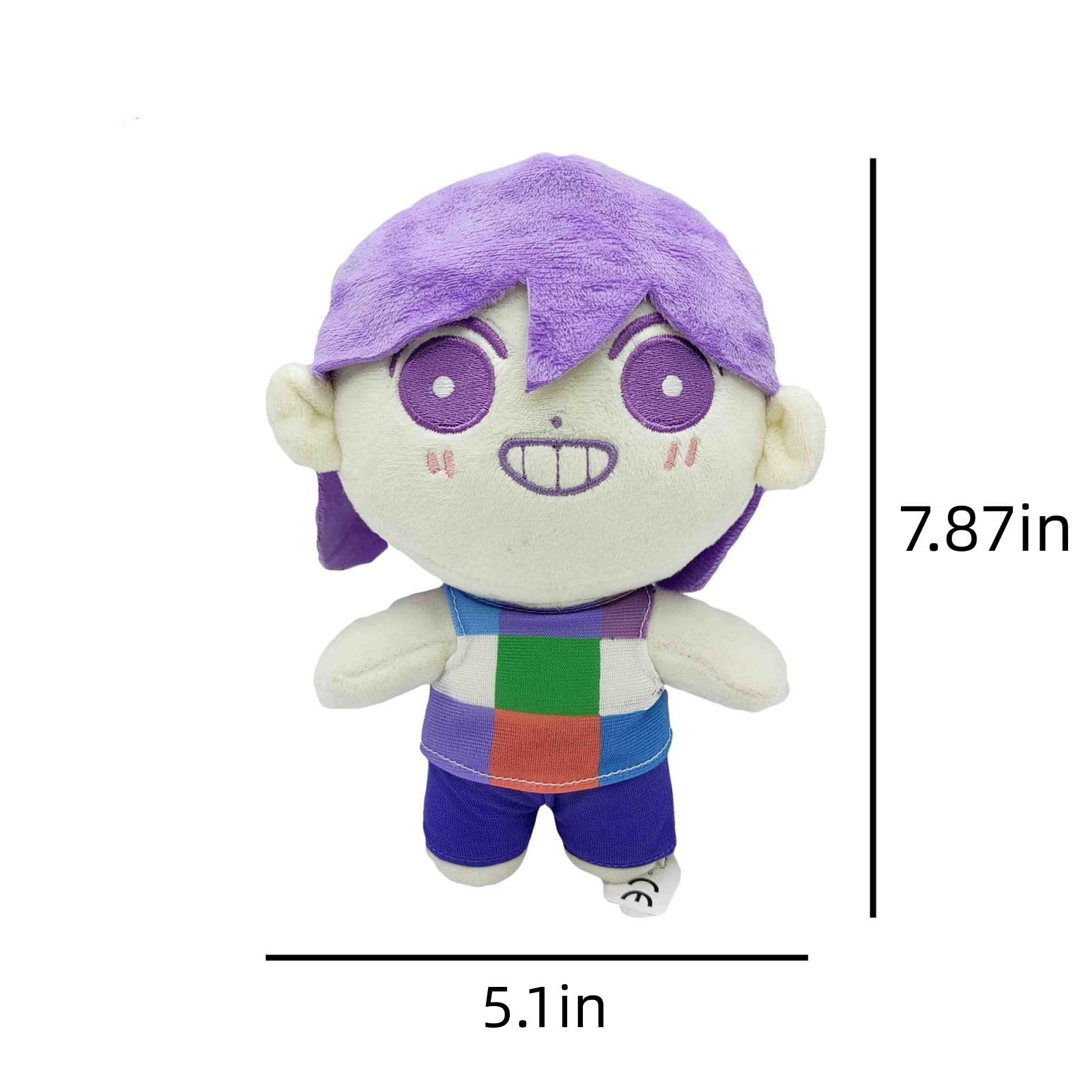 Sweetheart Omori Plush Toy Doll，10 Inches Realistic Restoration Horror Game  Anime Characters，Stuffed Pillow Plushies Figure Cartoon Toys for Kids