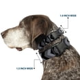 thumbnail image 2 of Buckle-Down Pet Collar, Dog Collar Plastic Buckle, Chevron Gray Black Charcoal, 13 to 17 Inches 1.5 Inch Wide, 2 of 8