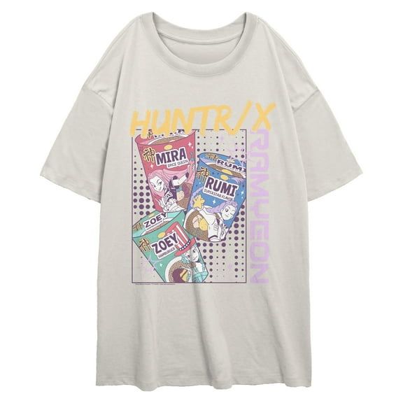 Juniors KPop Demon Hunters Huntrix Idols Instant Ramyeon T Shirt