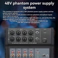 thumbnail image 3 of Multi-Function Mixing Console Digital 8 Channel Audio Mixer Stereo for Recording DJ Sound Mixers Li, 3 of 5