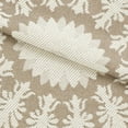 thumbnail image 3 of BNM Cotton Blend Classic Medallion Bedspread Set, Twin, Taupe, 3 of 5