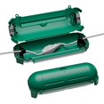 thumbnail image 1 of Funda para cable de extensión para exteriores iwillink, impermeable, verde, paquete de 2, 1 of 7