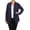 Dark Blue, variant on Plus Size Soft Basic Sweater Cardigan for Women