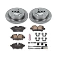 thumbnail image 3 of Power Stop Rear Stock Replacement Brake Pad and Rotor Kit KOE6331, 3 of 8