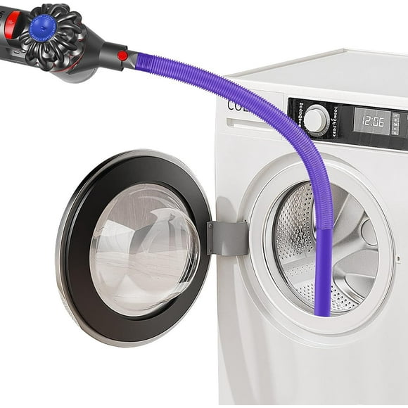 Flat nozzle for removing lint from the dryer and air ducts, Compatible with Dyson V7-V15