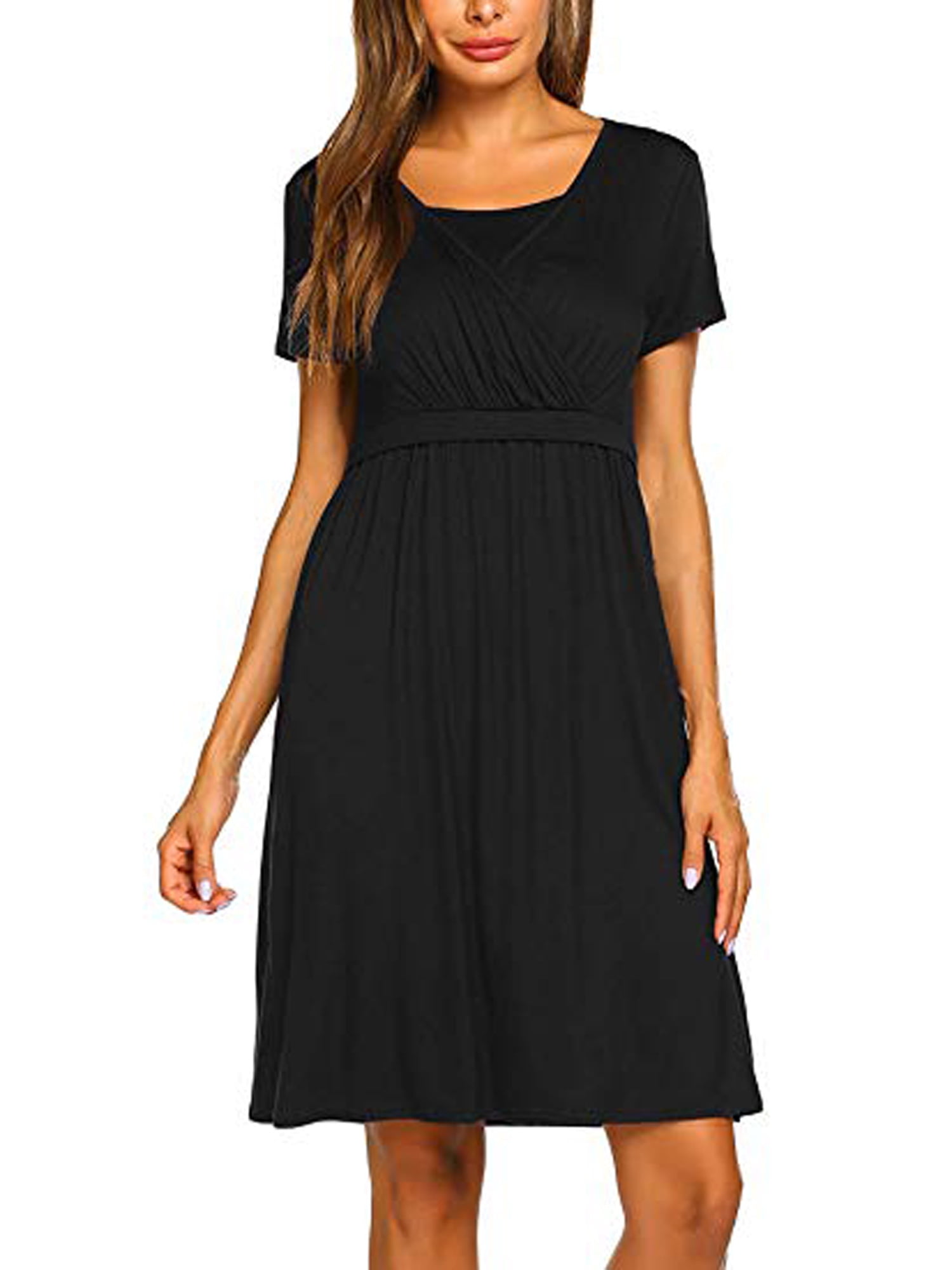 Lelinta LELINTA Womens Mother Maternity Pajamas Short Sleeve