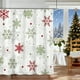 thumbnail image 5 of CaiYueKe Winter Shower Curtains for Bathroom Snowflake Shower Curtain Christmas Bathroom Decor Winter Holiday Washable Durable Fabric Bathroom Curtains 71x35.4 Inch, 5 of 7