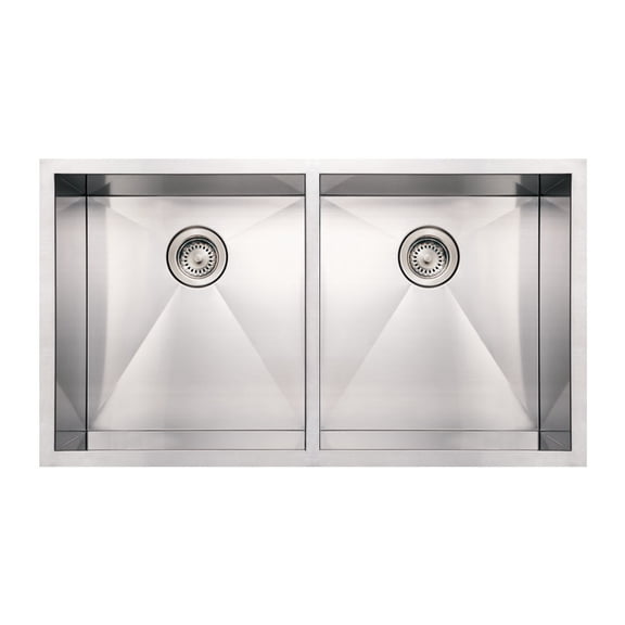 Whitehaus Collection WHNCM3720EQ Noah's Collection Sinks Brushed Stainless Steel
