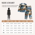 thumbnail image 4 of Sigee Abstract Sea Turtle for Women’s Pajama Sets Long-Sleeved Pjs Sets for Women 2 piece Sleepwear-Medium, 4 of 7