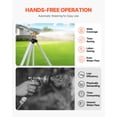 thumbnail image 5 of VEVOR Impact Sprinkler on Tripod Base, Heavy Duty Tripod Sprinklers with Brass Head & 3/4" Connector, 360 Degree Large Area Coverage Irrigation Sprinkler, Adjustable Heights Sprinkler for Yard Gray, 5 of 9