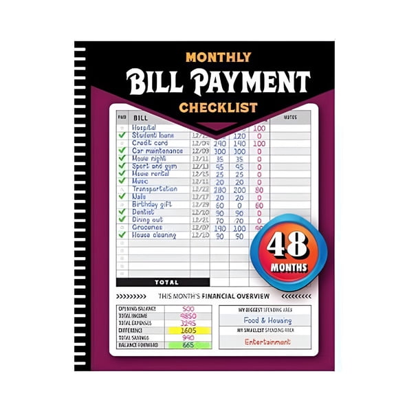 CCOCC Cleaning Schedule and Checklist | Cleaning Planner | House Cleaning Schedule Planner | Daily Weekly and Monthly Cleaning Schedule for Adults | Household Chores with Check Lists