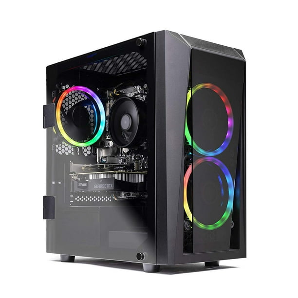 SkyTech Blaze II Gaming Computer PC Desktop Ryzen 5 2600 6Core 3.4