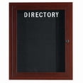 thumbnail image 1 of Aarco Products OADCWW3630R Armoire à Répertoire en Aluminium Fermée Extérieure - Noyer, 1 of 1