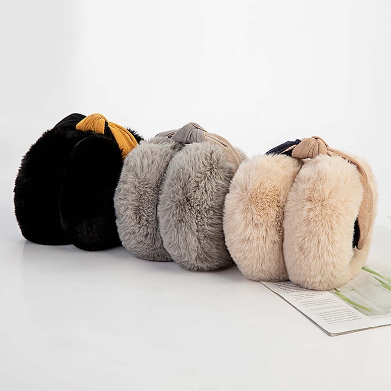 Soft Winter Warm Adjustable Headband Ear Warmer Earmuffs  display picture 3