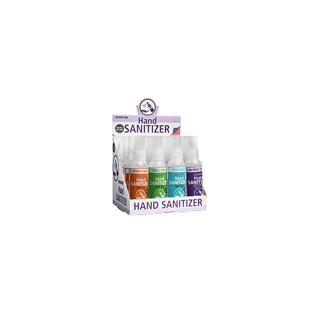 AROMAR SHS2201 DSPLY HAND SANITIZER SCENTED ASSORTED