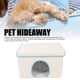 thumbnail image 3 of Casa De Plástico Para Gatos Para Interiores Y Exteriores, Refugio Aislado Para Gatos Al Aire Libre, Cueva Plegable Para Mascotas, Refugio De Invierno Para Gatos Al Aire Libre,, 3 of 7