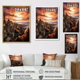 thumbnail image 4 of Designart "Alhambra s Last Light Sunset View II" Cityscapes Canvas Art Print, 4 of 5