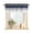 Navy, variant on Black Grey Striped Curtain Valance for Windows/Living Room/Kitchen/Bathroom/Café, Short Rod Pocket Tier Curtain Window Panel Geometric Modern Horizontal Simple Lines Topper Curtain 42''x18''