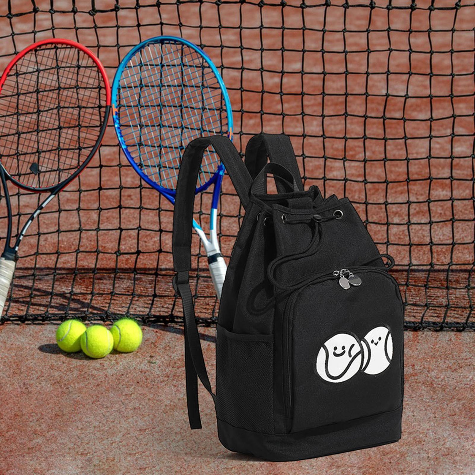 Baoblaze Pickleball Backpack Multifunctional Portable Travel Pouch Tennis Rackets Bag Black