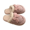 thumbnail image 2 of Aueoeo Slippers for Women Outdoor, Womens Slip on Home Slippers Soft Memory Foam House Slippers for Ladies Indoor Bedroom Fuzzy Slippers, 2 of 8
