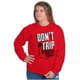 thumbnail image 4 of Sarcastic Don't Trip Zombie Joke Sweatshirt for Men or Women Brisco Brands S, 4 of 6