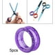 thumbnail image 5 of 5 uds Tijeras De silicona Sunnimix Anillos protectores para Tijeras De mascotas color púrpura Violeta, 5 of 8