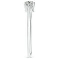 thumbnail image 3 of ANGARA Natural 0.41 Ct. Diamond Classic Engagement Ring in 14K White Gold for Women (Ring Size: 9.5), 3 of 9