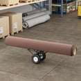 thumbnail image 3 of Reykilor Portable Carpet Dolly with Pneumatic Wheels, Carpet Cart for Lumber, Pipes & Large Material Rolls, 31"L x 22"W x 20"H 1000 lbs Capacity Black, 3 of 7
