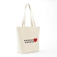thumbnail image 7 of CafePress - Pawprint Hearts Tote Bag - Unisex Canvas Tote Bag, Beige, 1-Piece, 7 of 7