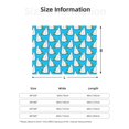 thumbnail image 5 of Naloa Duck Dives Flannel Fleece Throw Blanket for Bed Couch, Thick Blanket - All Seasons Suitable for Women, Men and Kids-60"x50", 5 of 6