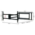 thumbnail image 6 of TV Wall Mount Bracket, 40-120 Inch TV, Full-Motion with Rotation & Tilt, Free-Floating Design, Adjustable Arms, 6 of 11