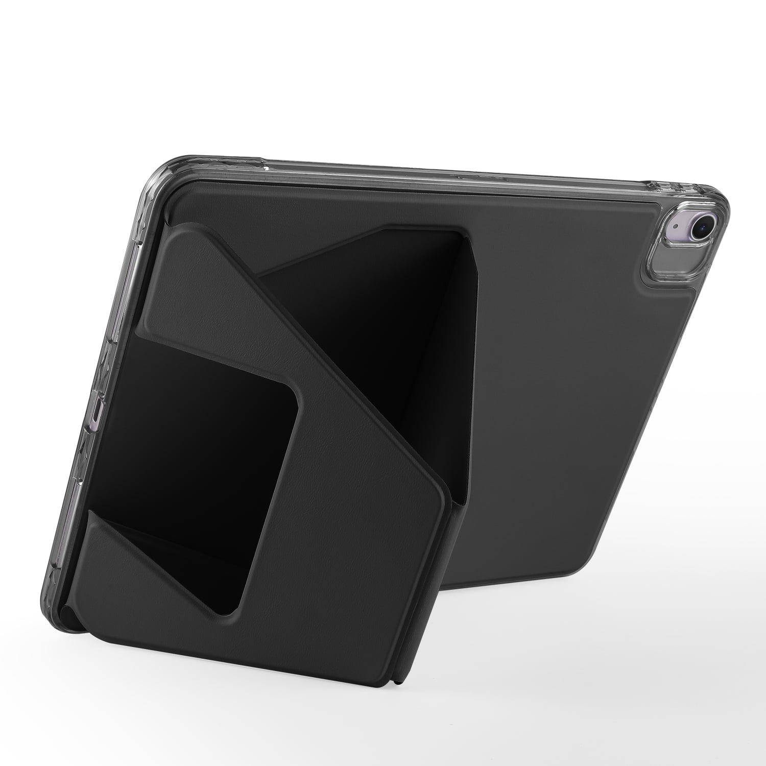 TECH CIRCLE Slim Back Cover Case for iPad 6th/5th Generation (2018/2017), iPad Air 9.7" Case with Built-in Kickstand, Supports Apple Pencil Charging & Attachment, Lightweight Thin Case, Black