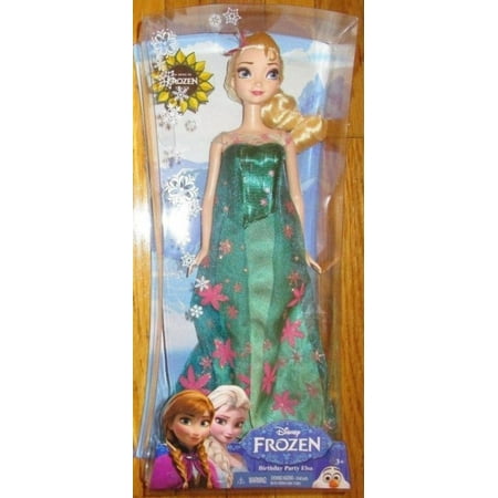 Disney Frozen Fever Elsa Doll 12" Birthday Party Dress