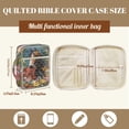 thumbnail image 7 of ZUXONGSY Horse Daisy Print Bible Cover Case for Women Quilted Bible Carrying Case Sturdy Journal Case with Handle Scripture Bag for Study, 7 of 7