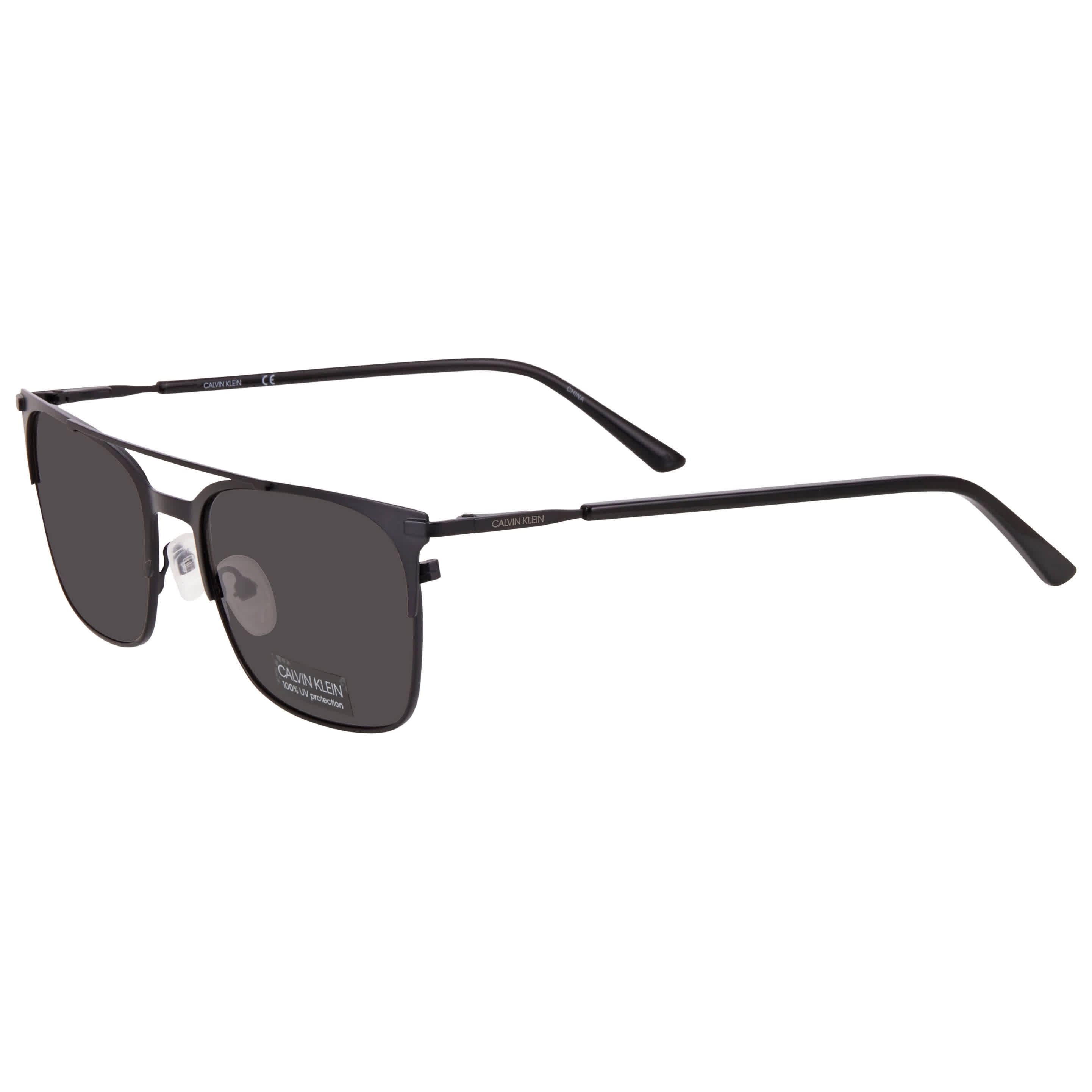 Calvin Klein Grey Rectangular Men's Sunglasses CK19308S 56 19 145 -  