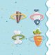 thumbnail image 2 of lote de 15 Sincero Plante Des Animaux Brods Thermocoller Et Coudre, 2 of 5