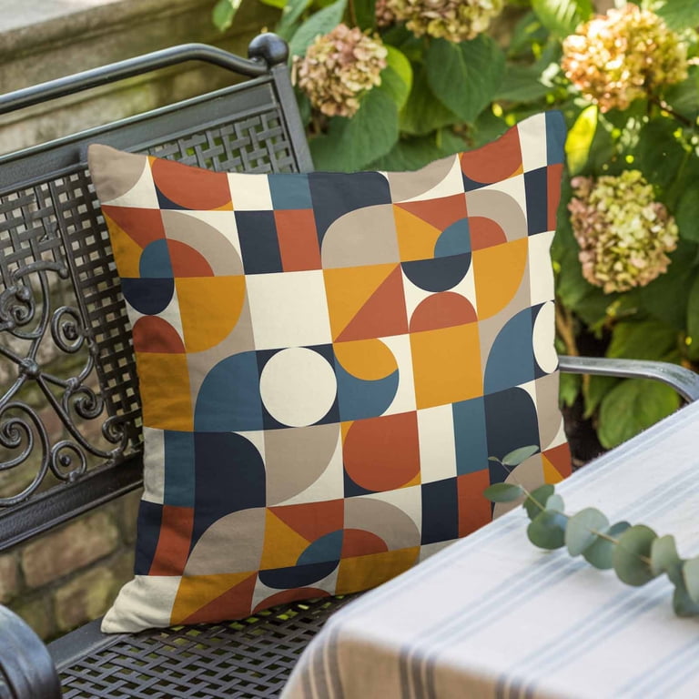 century modern throw mid century throw pillow covers