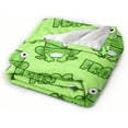 thumbnail image 2 of Cartoon Frog Throw Blanket Warm Lightweight Soft Cozy Warm Home Decoration for Family, 2 of 6