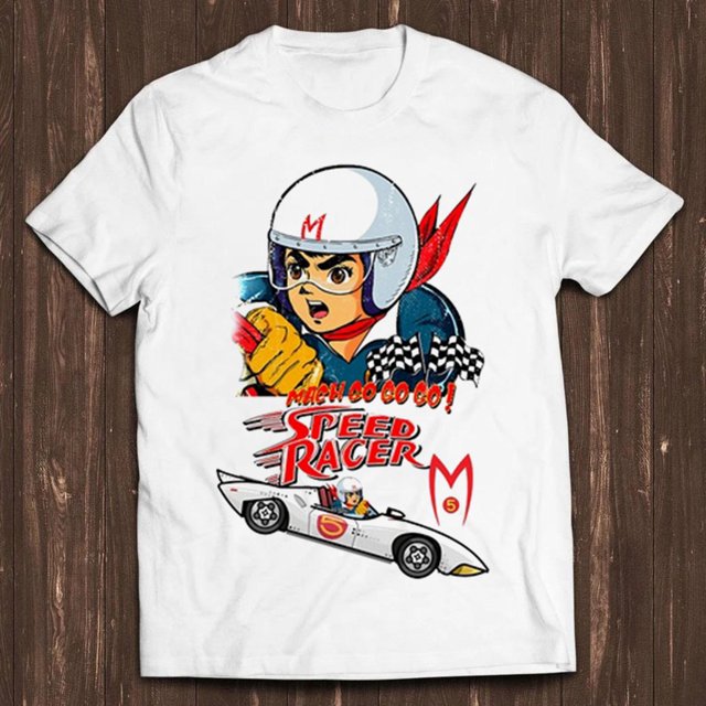 Go Speed Racer Retro Comic Anime Fresh Prince Cool Gift Tee T Shirt C843 - As Picture - 2XL
