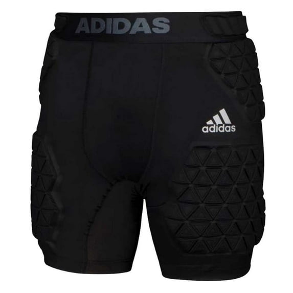 Adidas Men Football Alphaskin Force 5 Padded Girdle Shorts Protection (Black L)