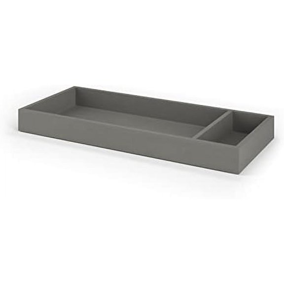CHIUOJN Universal Changing Table Topper Convert Dresser into Changing Table Surface Securely Attaches Non-Toxic Baby Finish (Gentle Gray)