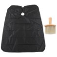 thumbnail image 1 of Conjunto de capa de peluquero para salón, capa de corte de pelo, capa de peluquero grande, cuello elástico, capa de peluquería suave para adultos, 1 of 8