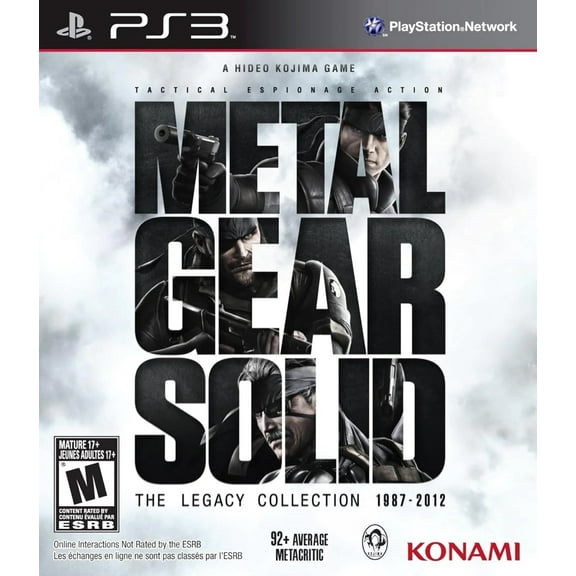 Restored Metal Gear Solid: The Legacy Collection PlayStation 3 (Refurbished)