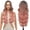 Ombre Pink, variant on RYHAIR 30 inches Long Wavy HD Lace Front Wig with Ombre Pink Synthetic Hair for Women Daily Cosplay