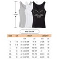 thumbnail image 7 of Vaslanda Summer Women's Slim-Fit Tank Tops with Built in Bra Scoop Neck Casual Sleeveless Shirts S-3XL, 7 of 7