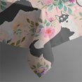 thumbnail image 5 of Husky Dog Flower Floral Square Tablecloth,Waterproof Square Table Cover,Wipeable Spillproof Washable Table Cover for Home Kitchen Party Decor 42"X42"(107x107cm), 5 of 6